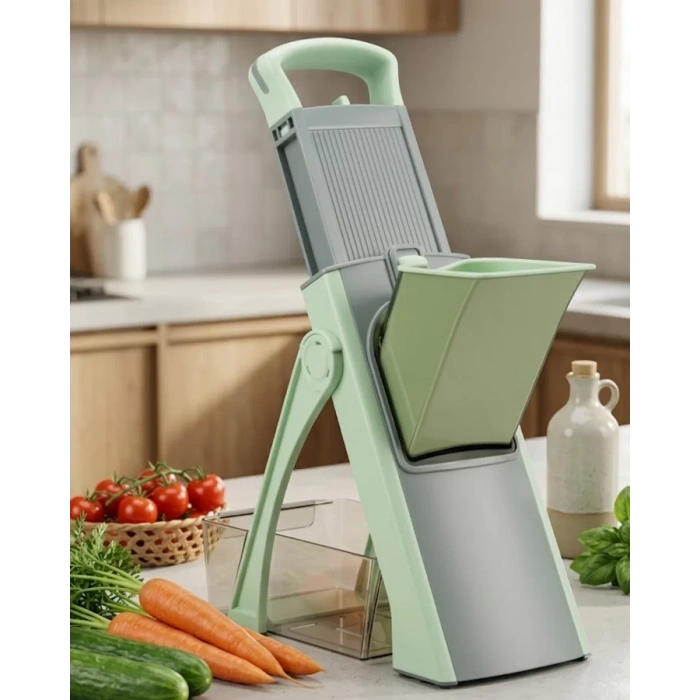 Nevamel® Kompakt Katlanabilir Paslanmaz Çelik Mutfak Rendesi