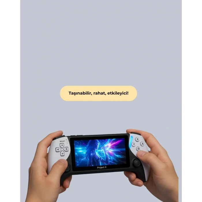 Nevamel® Kompakt ve Hafif Retro Oyun Konsolu 1000 Klasik Oyun Dahil