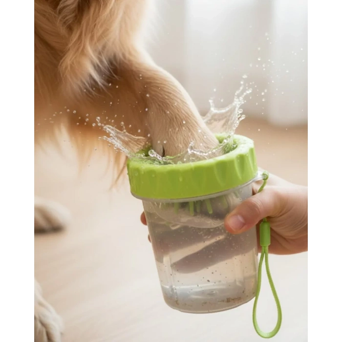 Nevamel® Köpek Pati Temizleyici Yıkama Kabı Halı ve Zemin Koruyucu