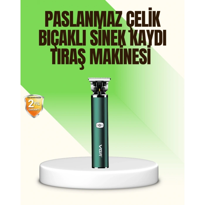 Nevamel Koyu Yeşil Profesyonel Metal Gövdeli Saç Kesme Makinesi