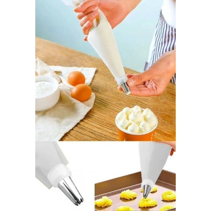 Nevamel Krema Sıkma Seti 10 Parça