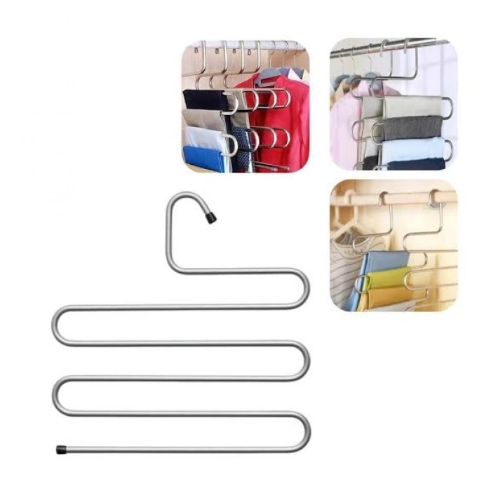 Nevamel Krom Pantolon Askısı