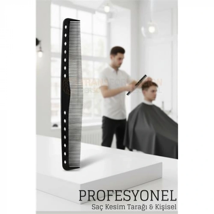 Nevamel® Kuaför Saç Kesim Tarağı - Profesyonel Üçgen Tasarım Berber Kesim Tarağı