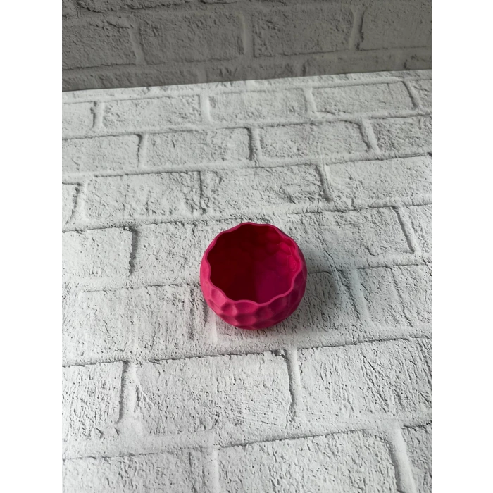 Nevamel® Küçük Boy Mor Saksı 5 cm Şık ve Minimal Dekoratif Tasarım