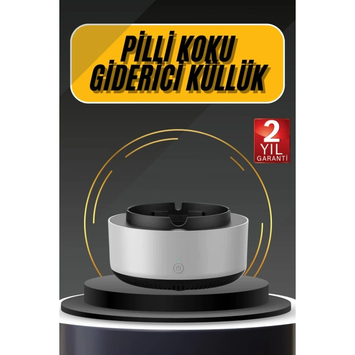 Nevamel Kül Tablası Hava Temizleyici Araç Akıllı Küllük Duman Temizleyici