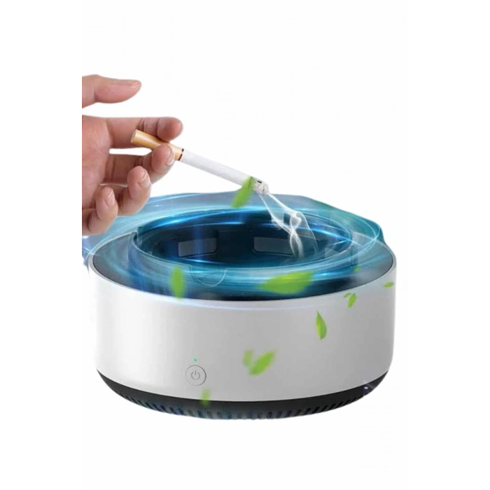 Nevamel Kül Tablası Hava Temizleyici Araç Akıllı Küllük Duman Temizleyici