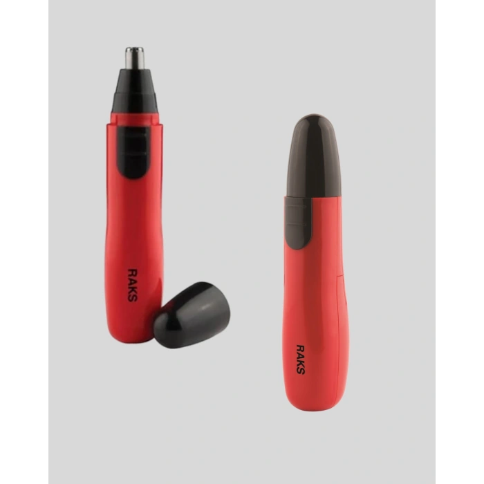 Nevamel® Kulak Burun Tüy Temizleme Makinası Pilli Kırmızı Ergonomik