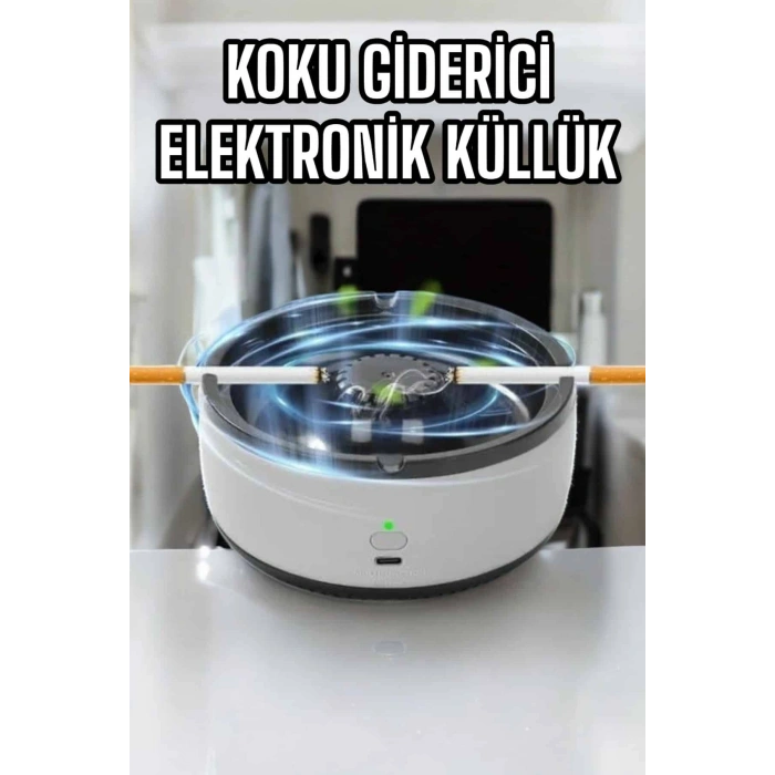 Nevamel Küllük Duman Giderici Temizlenebilir Elektronik Pilli