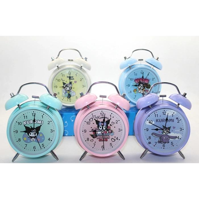Nevamel Kuromi, Hello Kitty, Mickey Mouse Masa Üstü Çalar Saat