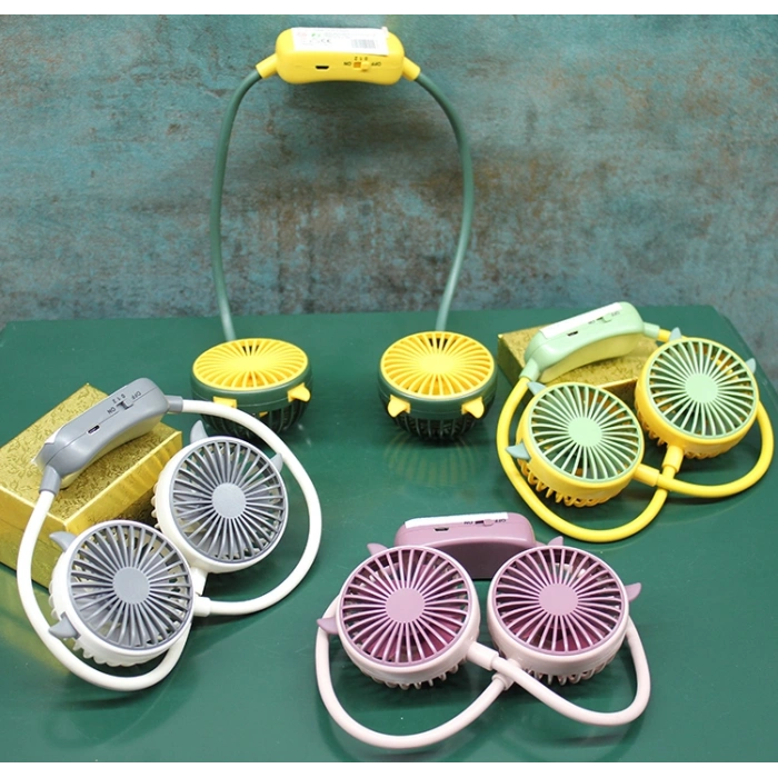 Nevamel Kuromi Şarjlı Boyun Fanı Vantilatör 2 Kademeli Model 2