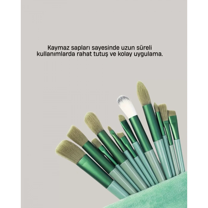 Nevamel® Kusursuz Makyaj İçin Yumuşak ve Dayanıklı Makyaj Fırça Seti