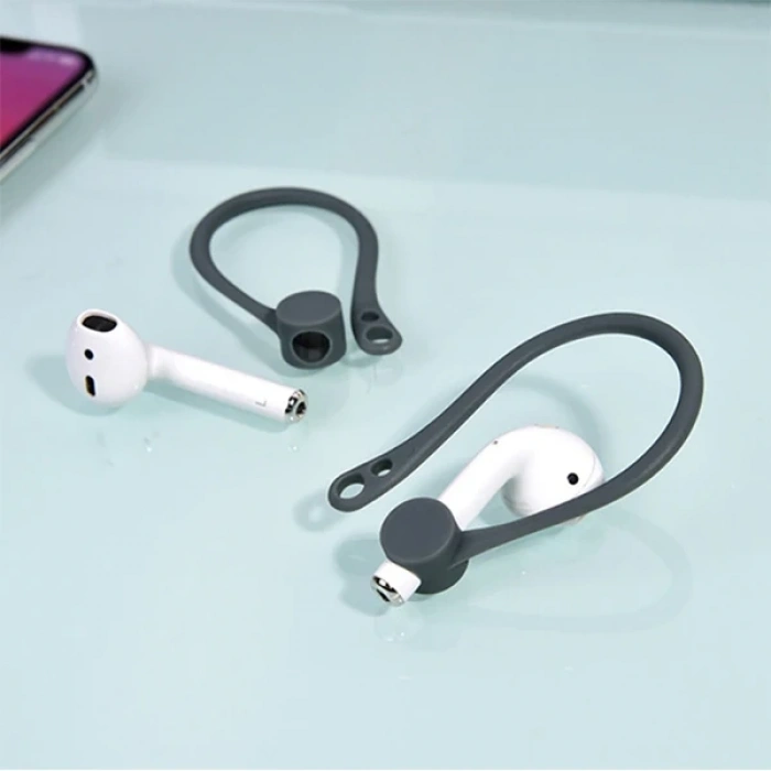 Nevamel KUULAA Apple Airpods İçin Çengeli Kulaklık Kancası Tutucu Anti-Lost-(5775)