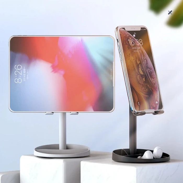Nevamel KUULAA K2 Aynalı Cep Telefonu Ve Tablet Masaüstü Standı Tutucu-(5775)