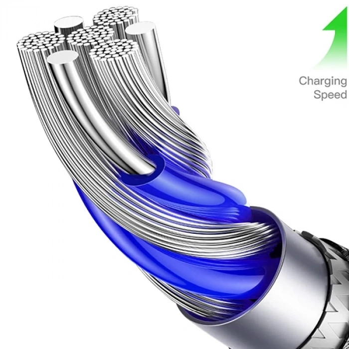 Nevamel KUULAA Type C Type-C PD 60W QC4.0 Hızlı Şarj ve Data Kablosu 1Metre-(5775)