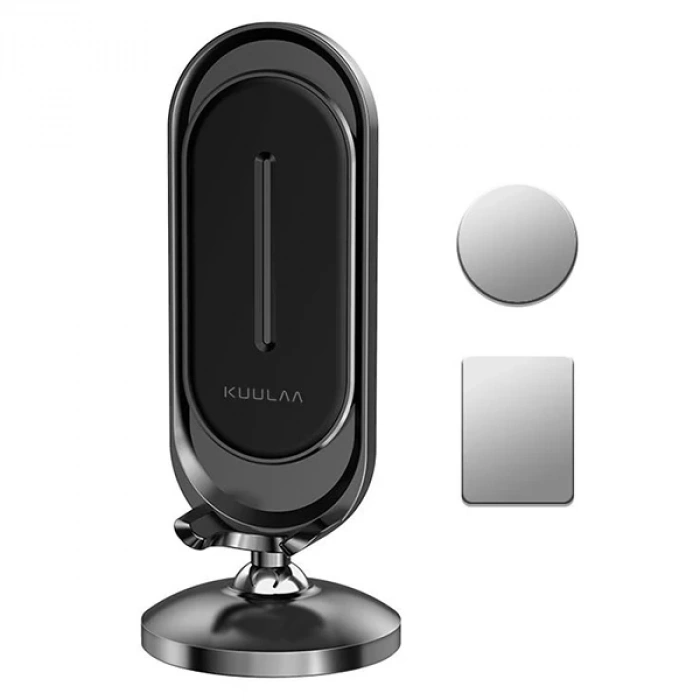 Nevamel KUULAA Universal Mıknatıslı Standlı Cep Telefon Araç Tutucu Aluminum-(5775)