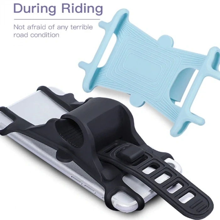 Nevamel KUULAA Universal Silikon Bisiklet Motosiklet Telefon Tutucu-(5775)