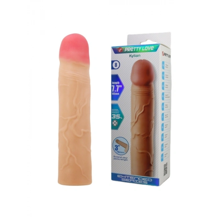 Nevamel® Kylian Gerçek Hissiyatlı Uzatıcı Penis Kılıfı