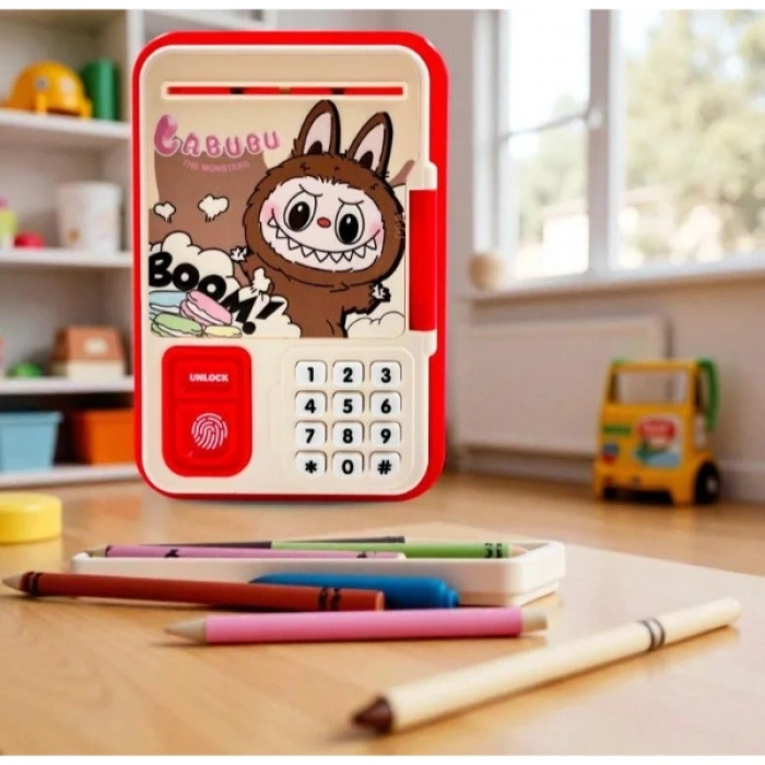 Nevamel® Labubu Desenli ATM Kumbara