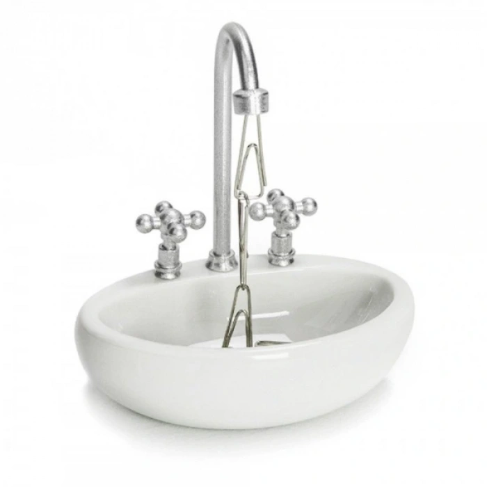 Nevamel Lavabo Şeklinde Ataç Kutusu