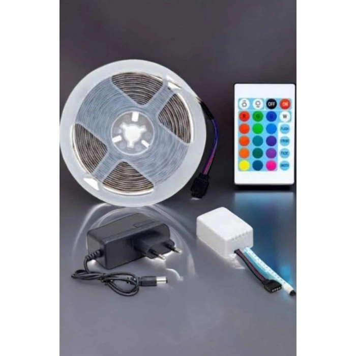Nevamel Led Işık 5 Metre Şerit Led RGB Işıklı
