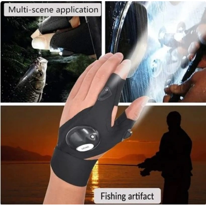 Nevamel Led Işıklı Çalışma Eldiveni Sağ Sol Çift