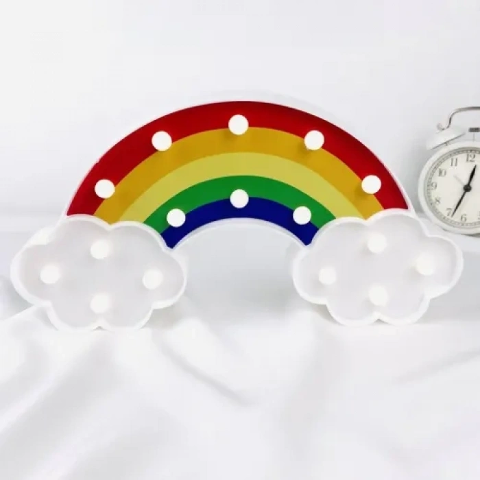 Nevamel Led Işıklı Gökkuşağı Gece Lambası