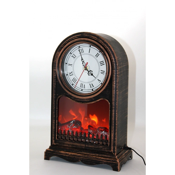 Nevamel® LED Işıklı Saatli Şömine - Model 2