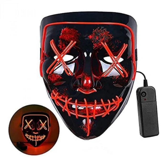 Nevamel LED Işıklı Turuncu Maske