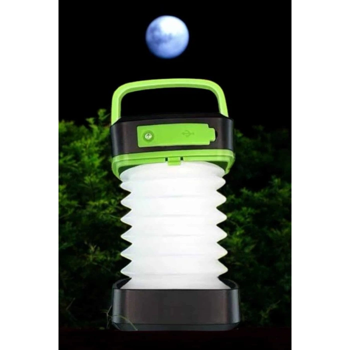 Nevamel Led Lamba Kamp Lambası Hafif Taşınabilir Şarj Süreli Akordeon El Fenerli