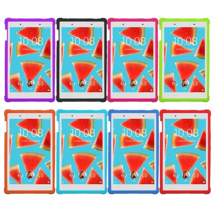 Nevamel Lenovo Tab 4 8 (tb-8504 Standlı Silikon Kılıf Ultra Koruma Kılıf-(5775)