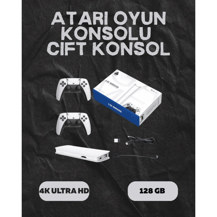 Nevamel® M15 Retro Konsol – 20.000 Oyunlu Çift Gamepadli 4K HDMI
