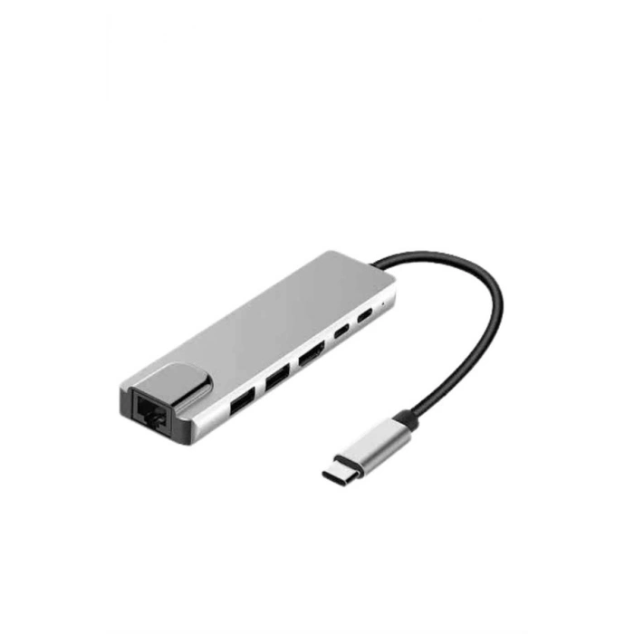 Nevamel Macbook Pro/air Uyumlu USB Type-C 8 In 1 Hub Dönüştürücü Çevirici Çoklayıcı USB Hdmı Micro Sd 8 Girişli