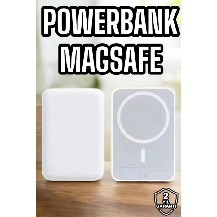 Nevamel Magsafe Kablosuz Batarya Yüksek Performanslı Manyetik Tasarım Hızlı Şarj