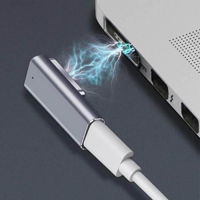 Nevamel MagSafe MacBook 2 5A Type C PD Mıknatıslı Dönüştürücü Şarj Başlık MacBook Air/Pro-(5775)