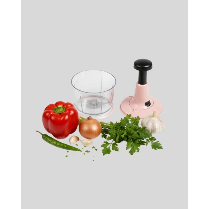 Nevamel® Manuel Sebze Rondosu Pratik Bas Kes Doğrayıcı