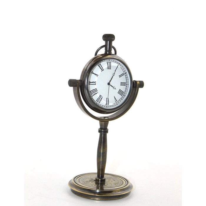 Nevamel Masa Üstü Pirinç Saat Model 1