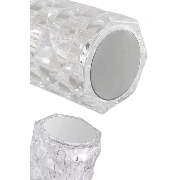 Nevamel Masa ve Gece Lambası Şık ve Dayanıklı Sensörlü Şarjlı Kristal Lamba