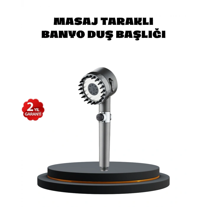 Nevamel® Masaj Uçlu Yüksek Basınçlı Duş Başlığı Spa Etkili