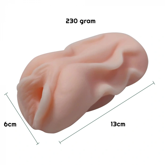 Nevamel® Mastero Yapay Suni Vajina Mastürbatör - 230 Gram (Kod:230)