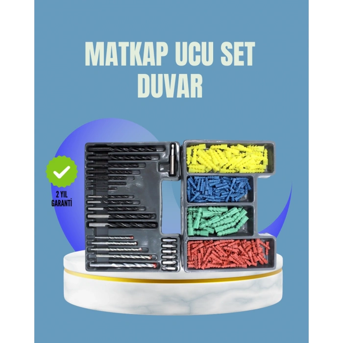 Nevamel® Matkap Ucu Seti Organizerli Çok Amaçlı Delme Uçları