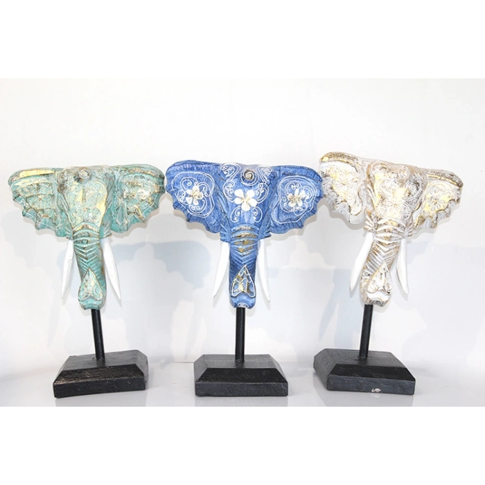 Nevamel Maun Ağacı Fil Kafası Dekoratif