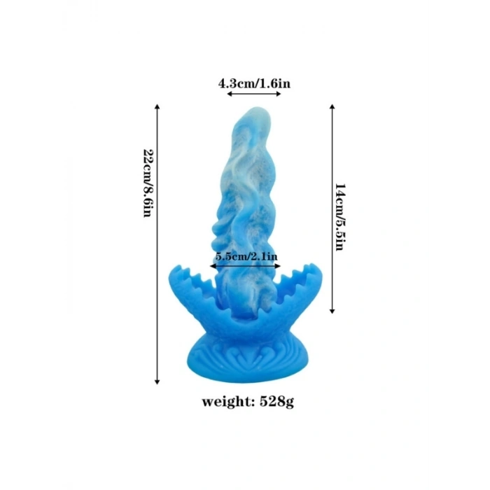 Nevamel® Mavi Canavar Dildo Model 4
