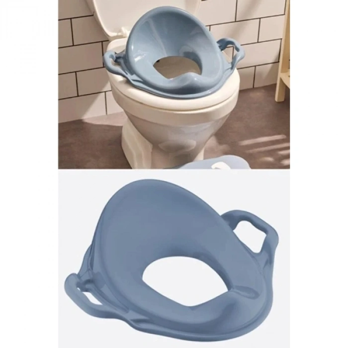 Nevamel Mavi Kulplu Çocuk Klozet Adaptörü
