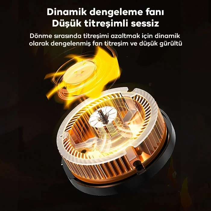 Nevamel® MEMO CX07 Manyetik/arka-klips Cep Telefon Soğutma Fanı Radyatör Soğutucu-(5775)