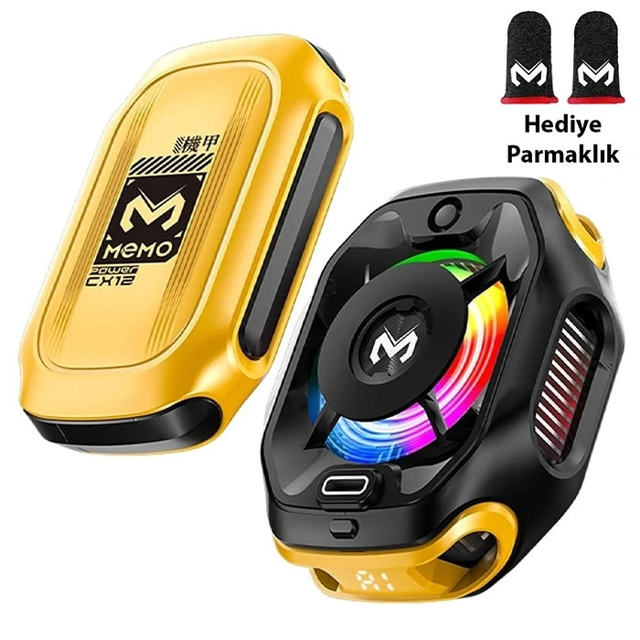 Nevamel Memo CX12 Pro 2000Mah Bataryalı i Manyetik Cep Telefon Soğutma-(5775)