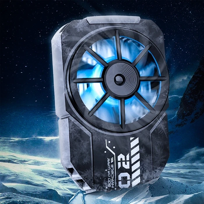 Nevamel MEMO DL-A2 Cep Telefonu Soğutma Fanı Gamer Oyuncu Radyatör Soğutucu-(5775)