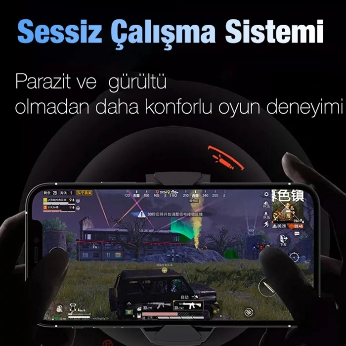 Nevamel MEMO DL-A2 Cep Telefonu Soğutma Fanı Gamer Oyuncu Radyatör Soğutucu-(5775)