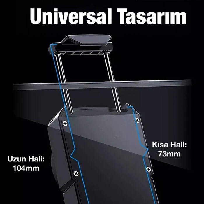 Nevamel MEMO DL-A2 Cep Telefonu Soğutma Fanı Gamer Oyuncu Radyatör Soğutucu-(5775)