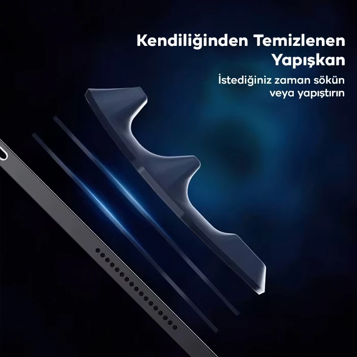 Nevamel MEMO PB01 2 Adet Tablet İçin Yapışkanlı Silikon Tutma Kolu-(5775)
