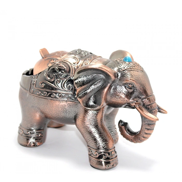 Nevamel Metal Fil Figürlü Küllük Model 1